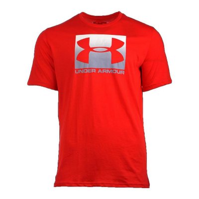 T-shirt med kortärm Herr BOXED SPORTSTYLE Under Armour 1329581 600 Röd (Storlek: L)