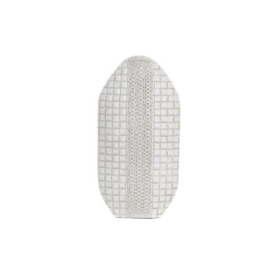 Vas DKD Home Decor Vit Harts Modern (18 x 8 x 36 cm)