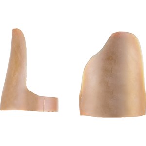 Gummiskalpers Beige L
