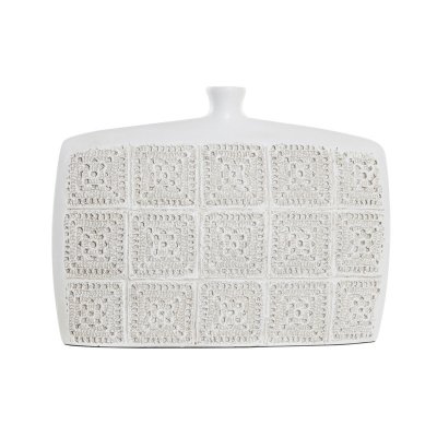Vas DKD Home Decor Vit Harts Arab (24 x 9 x 25 cm)