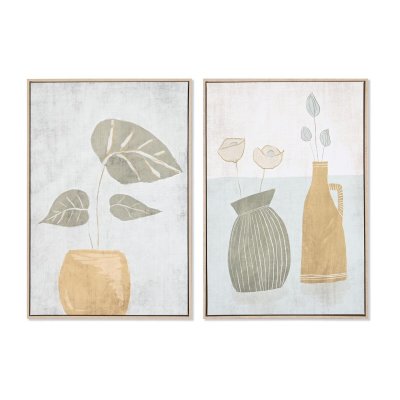 Tavla DKD Home Decor (63 x 4,5 x 93 cm) (2 antal)
