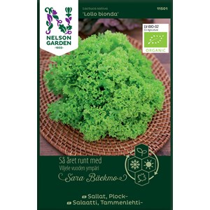 Fröer Nelson Garden Sara Bäckmo Plocksallat Lollo Organic
