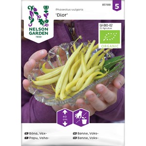 Fröer Nelson Garden Dior Vaxböna Organic
