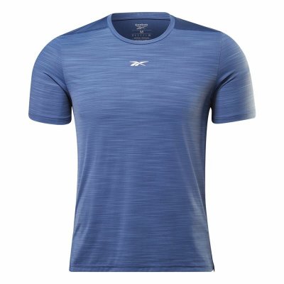 T-shirt med kortärm Herr Reebok Tech Style Activchill Move Blå (Storlek: S)
