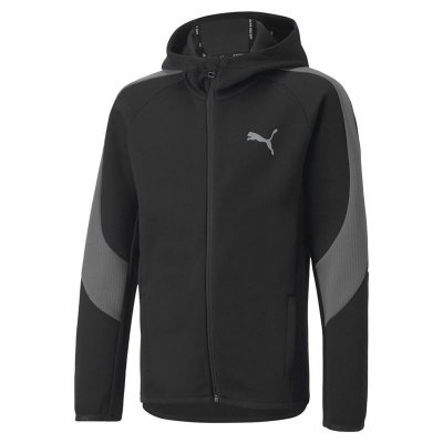 Sportjacka, Barn Puma Evostripe Svart (Storlek: 9-10 år)
