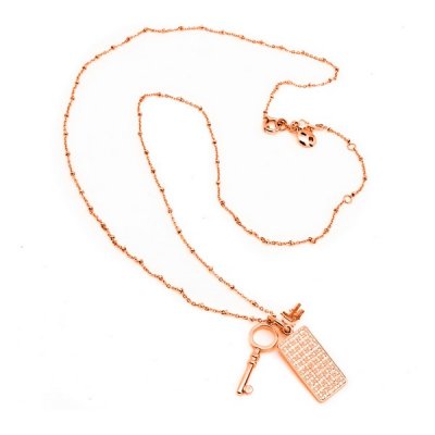 Damhalsband Folli Follie 3N1T065RC (40 cm)