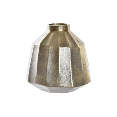 Vas DKD Home Decor Gyllene Aluminium Modern (22 x 22 x 22 cm)