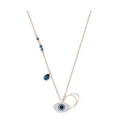 Damhalsband Swarovski DUO EVIL EYE