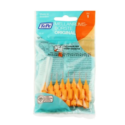Interdentala borstar Tepe Orange (8 antal)