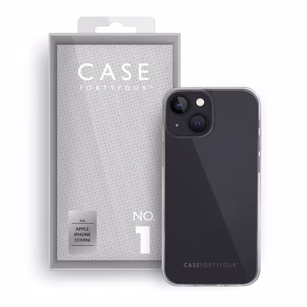 Case Fortyfour No.1 Case till Apple iPhone 13 Mini Klar
