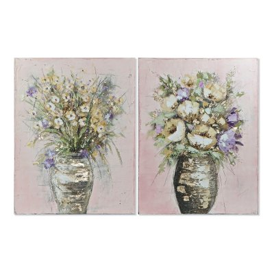Tavla DKD Home Decor Vases Vas (90 x 3,5 x 119,5 cm) (2 antal)