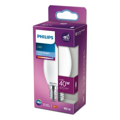 LED-lampa Philips E14 470 lm 4,3 W (3,5 x 9,7 cm) (6500 K)