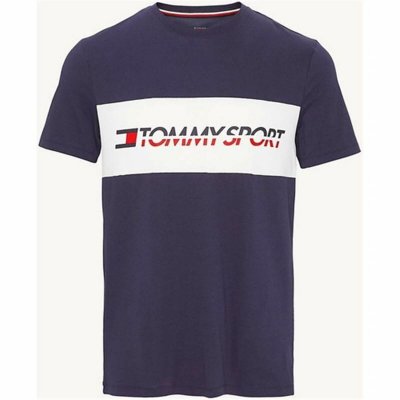T-shirt Tommy Hilfiger Logo Driver Mörkblå (Storlek: L)