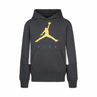Tröja med huva Unisex Nike Jordan Jumpman Little Kids Svart (Storlek: 2-3 år)