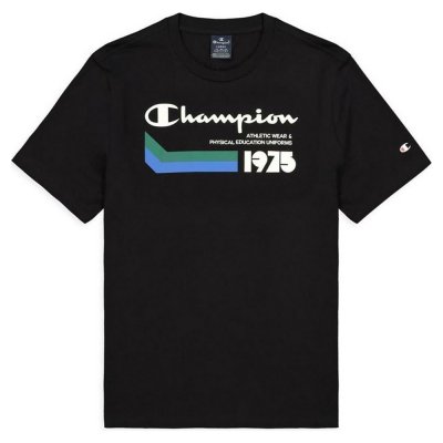 T-shirt med kortärm Herr Champion Athletic 2XL Svart