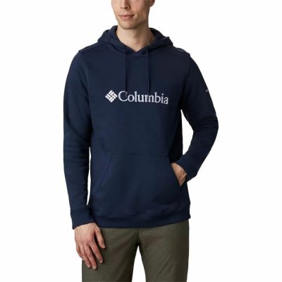 Tröja utan huva Herr Columbia CSC Basic Logo II Mörkblå (Storlek: M)