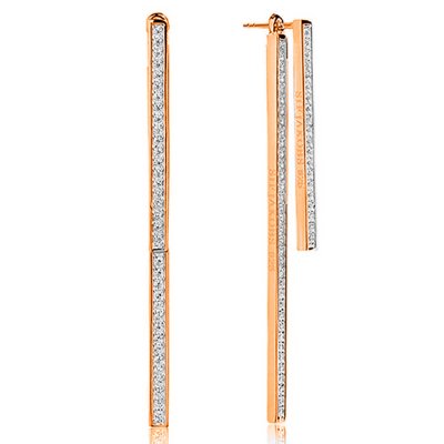 Dam örhängen Sif Jakobs E1035-CZ-RG (5 cm)