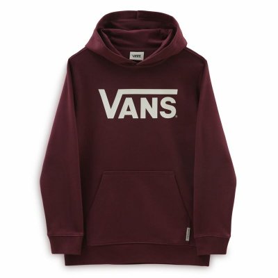 Tröja med huva Barn Vans Classic Mörkröd (Storlek: M)