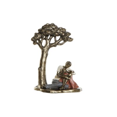 Prydnadsfigur DKD Home Decor Träd Gyllene Harts Modern Par (25,5 x 14 x 33 cm)