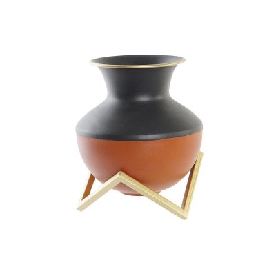 Vas DKD Home Decor Metall Multicolour Modern (18 x 18 x 21 cm)