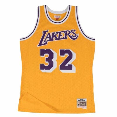 Baskettröja Mitchell & Ness LA Lakers Magic Jhonson Gul (Storlek: M)