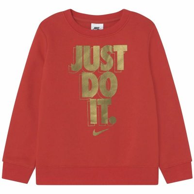 Tröja utan huva Barn Nike Gifting Röd (Storlek: 5-6 år)