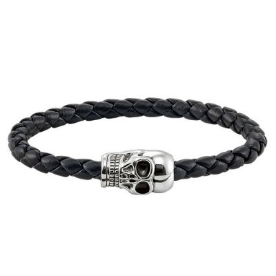 Unisexarmband Thomas Sabo UB0018-823-11 Svart Silver Silvrig (Mått: 18,5 cm)