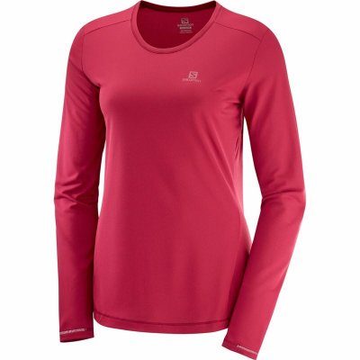 Skjorta med lång ärm Dam Salomon Agile Rödbrun (Storlek: XS)