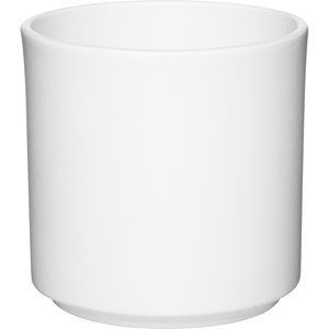 Kruka Cylinder, Vit Ø 13 cm, höjd 12 cm