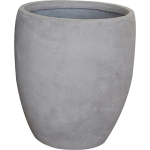 Kruka Carma Ägg Grå Liten