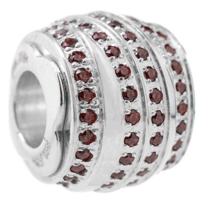 Dampärlor Folli Follie 3P16F016R Grå (1,5 cm)