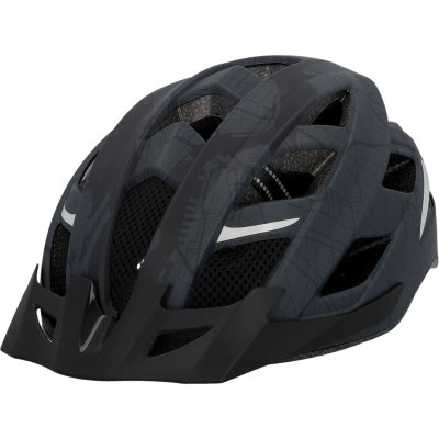 Cykelhjälm för vuxna Fischer 58-61 cm Svart LED Ljus (Renoverade B)