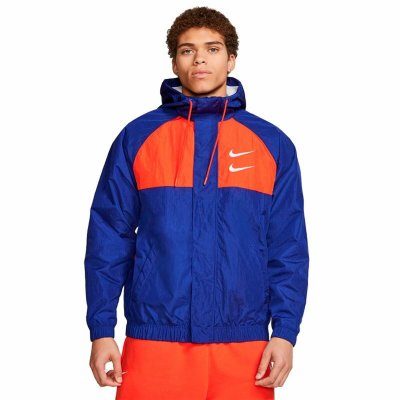 Träningsjacka Herr Nike Swoosh Blå (Storlek: M)