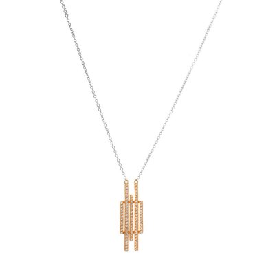 Damhalsband Sif Jakobs C0153-CZ-RG-CZ (25 cm)