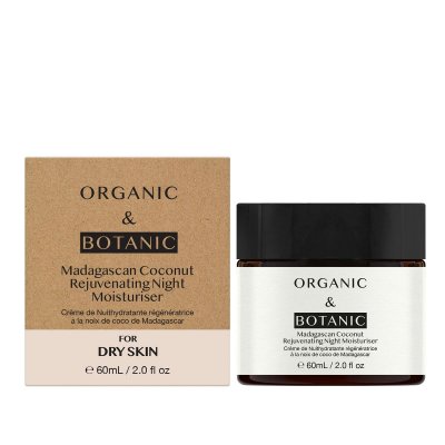 Anti-aging nattkräm Organic & Botanic Madagascan Coconut (60 ml)