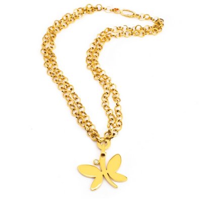Damhalsband Folli Follie 2N6T248YC (30 cm)