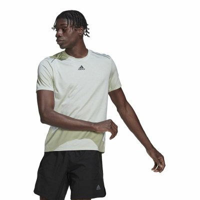 T-shirt med kortärm Herr Adidas Hiit Ljusgrön (Storlek: M)