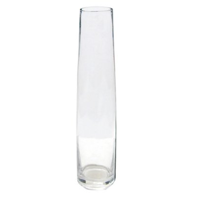 Vas DKD Home Decor Glas Transparent (13 x 13 x 60 cm)