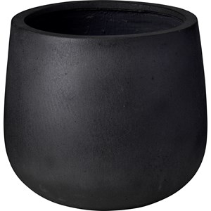 Kruka Lava Ficonstone, Svart 38 cm