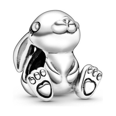 Dampärlor Pandora RABBIT Silvrig