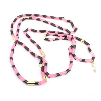 Damhalsband Folli Follie NL1B028WPG (85 cm)