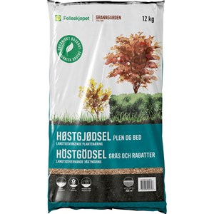 Höstgödsel Granngården Gräs & Rabatter, 12 kg