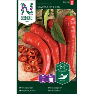 Fröer Nelson Garden Chilipeppar Cayenne Long Slim