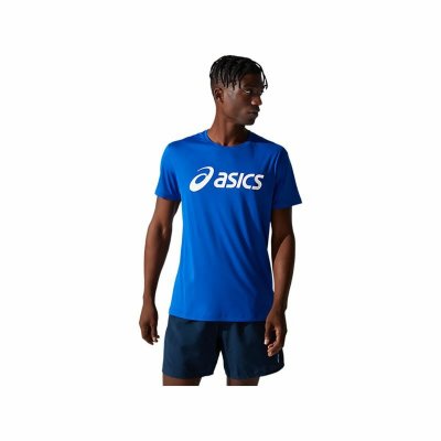 T-shirt med kortärm Herr Asics Core Blå (Storlek: S)