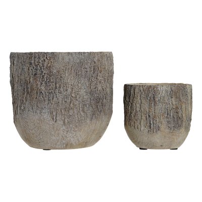 Kruka DKD Home Decor Stock Brun Cement Traditionell (20 x 20 x 19 cm)