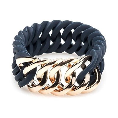 Armband TheRubz 100188 Blå Rosa Silikon Rostfritt stål Stål/Silikon