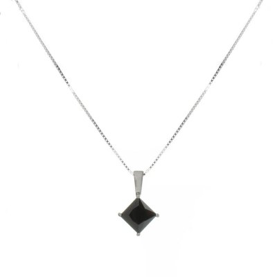 Damhalsband Sif Jakobs P8MMSQ-BK-BK45 (20 cm)