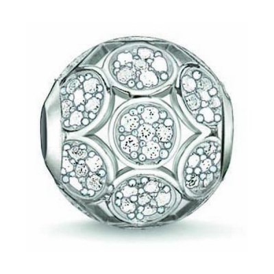 Dampärlor Thomas Sabo K0147-051-14 Silvrig (1 cm)