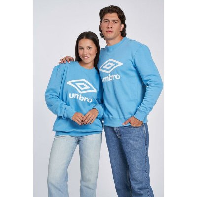 Tröja utan huva Herr Umbro LOGO 66080U LBY Blå (Storlek: L)