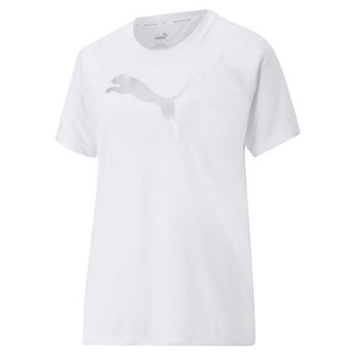T-shirt med kortärm Dam Puma Evostripe Vit (Storlek: S)